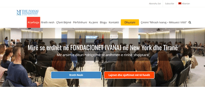 Ivanaj Foundations: foundation website and forms automation - Création de site internet