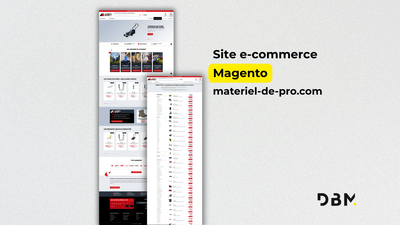 Matériel de Pro - Refonte Magento - E-commerce