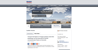 DafPeeters.be - Online Advertising