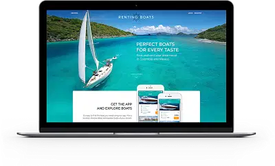 Renting Boats app: making boats booking easy - Web Application