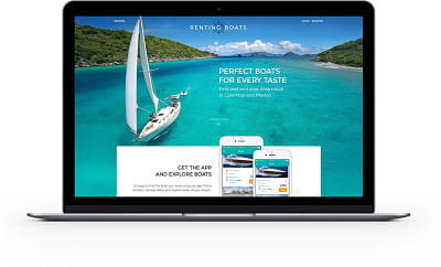 Renting Boats app: making boats booking easy - Graphic Design