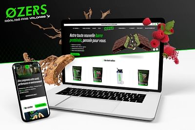 Ozers Nutrition - Site e-commerce Shopify - E-commerce