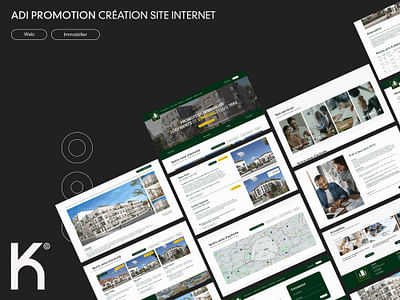 ADI Promotion - Site internet & extranet client - Création de site internet