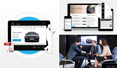 Mercedes-Benz E-Learning Plattform Sales Tablet...