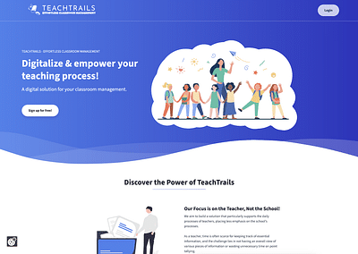 TeachTrails - Effortless Classroom Management - Software Development
