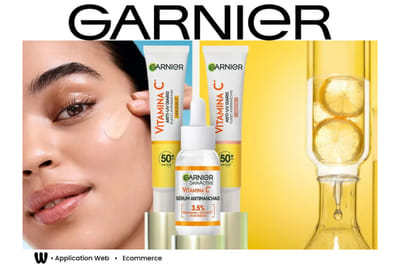 Garnier -Produits de beauté pour la peau & cheveux - Application web