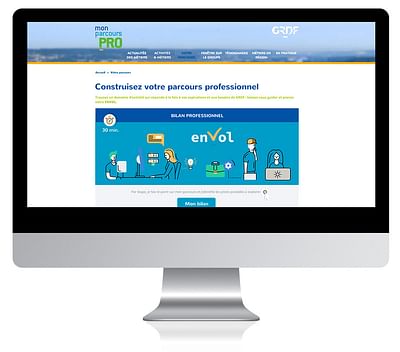 GRDF - Renforcer les parcours professionnels - Création de site internet