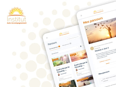 Plateforme de formation en ligne / UX-UI Design - Ergonomie (UX / UI)
