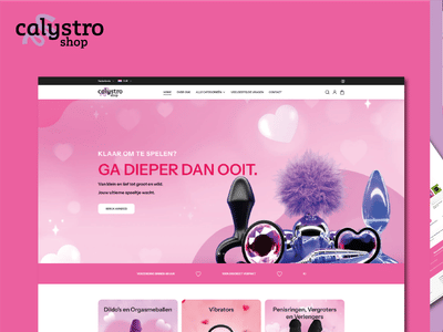 Calystroshop / Shopify webshop - Website Creatie