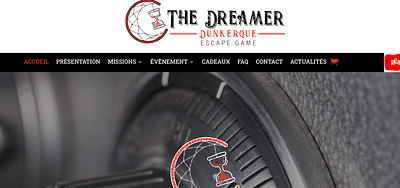 Site de réservation The Dreamer - E-commerce