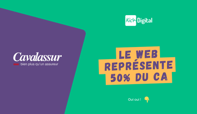 50% de CA via le web - Cavalassur - Estrategia digital
