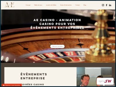 SEO & contenus Wix - AE Casino - Référencement naturel