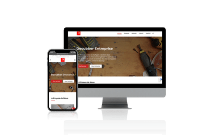 Website Decubber Entreprise - Création de site internet