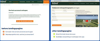 CRO & website realisatie incl. koppeling realworks - Website Creation