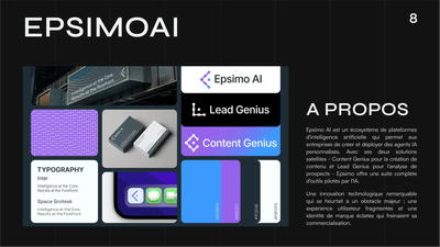 Branding & Audit UX/UI - EpsimoAI - Ergonomie (UX/UI)