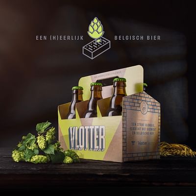 Rebranding - Cheers to Vlotter beer - Packaging