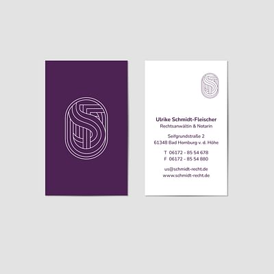 Rechtsanwältin und Notarin – Corporate Design - Grafikdesign