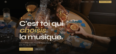 Playzi Application web musicale pour bars et restaurants - Cloud Consulting