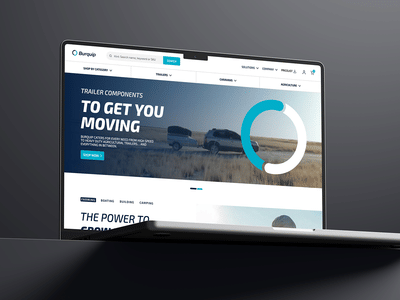 Burquip: eCommerce website for trailer components - E-commerce