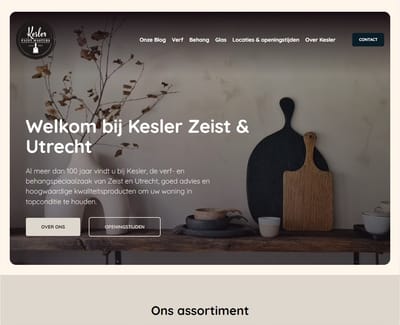 Nieuwe website Kesler - SEO