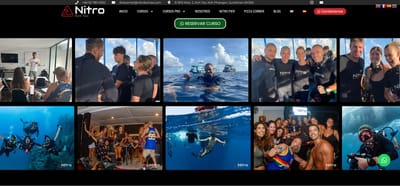 Website + SEO escuelta de buceo Tailandia - Website Creation