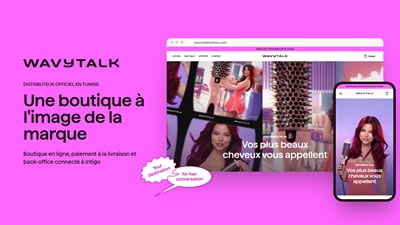 Wavytalk Tunisie : boutique en ligne et back-office de livraison - E-commerce