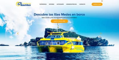 Diseño, Programación y Marketing para Nautilus - Creación de Sitios Web