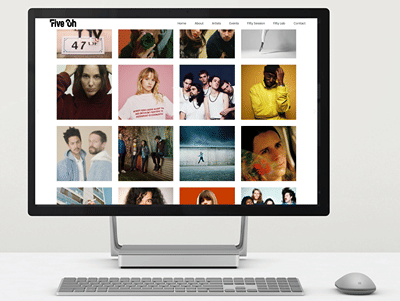Five Oh - Website Creatie