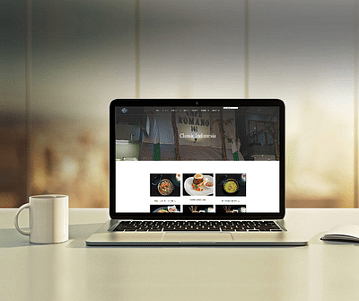 Cafe Romano Website - Création de site internet
