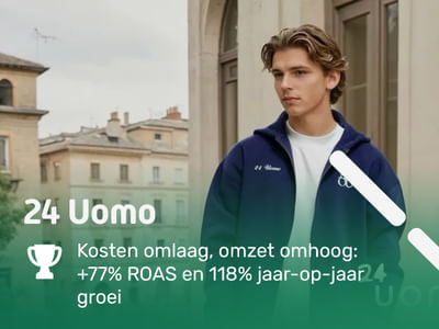 +77% ROAS en 118% jaar-op-jaar groei - Marketing