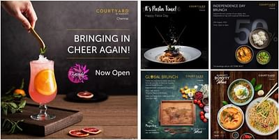 Social Media for Courtyard by Marriott Chennai - Redes Sociales