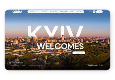Development of an information portal for the city - Website Creation