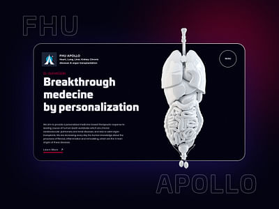 FHU Apollo (AP-HP) - Refonte de site vitrine - Website Creatie