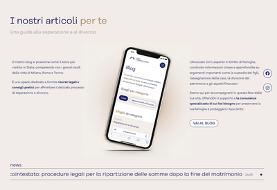 Sito Avvocato - Graphic Design