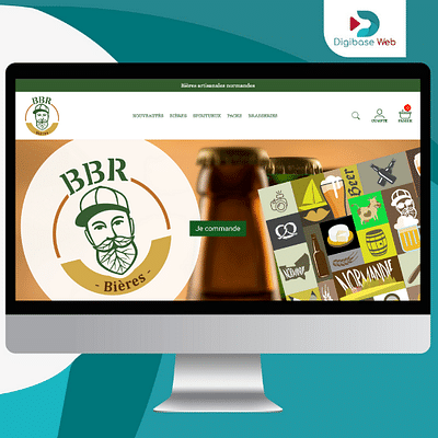BBR Bières - Site e-commerce & Stratégie digitale - Graphic Design