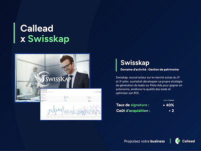 Swisskap x Callead Lead Gen Prévoyance Santé Suisse - Publicité en ligne