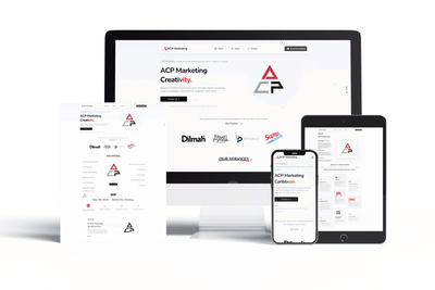 Website for ACP marketing TT - Creación de Sitios Web