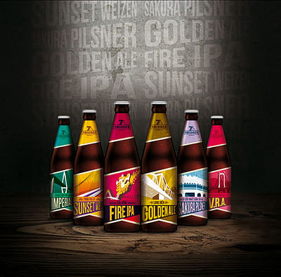 Packaging and POS for new beer brand - Website Creatie