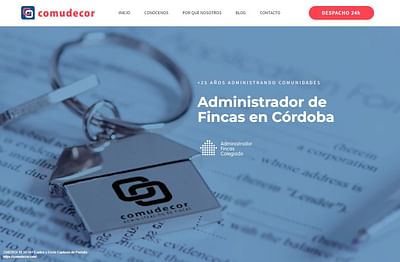 Administrador de Fincas - Website Creation