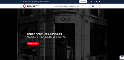 Site internet pour Orpi Pierre Conchez Immobilier - Production Vidéo