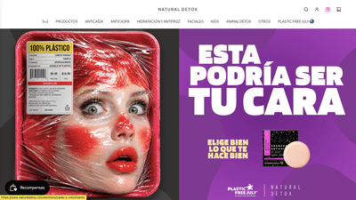 Ecommerce Natural Detox - Website Creation