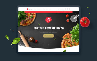 Pizza Hut - Website Creatie