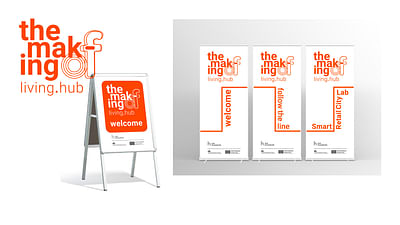 Event identity for Brussels HUB LAUNCH - Ontwerp