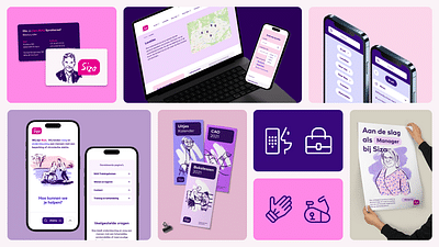 Merkadvies zorgorganisatie Siza - Webseitengestaltung