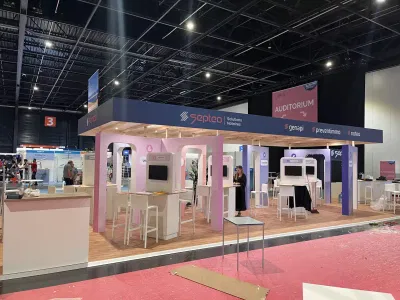 Stand exposition sur mesure SEPTEO à Bordeaux - Evénementiel
