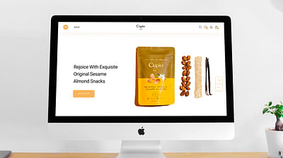 Colorful eCommerce website for Cupio Snack - Web Application