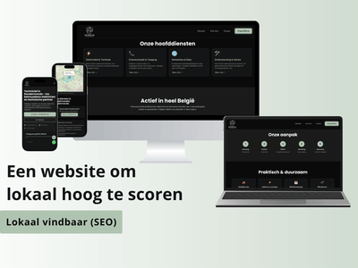 Professionele website en SEO voor lokale zichtbaarheid - Website Creatie