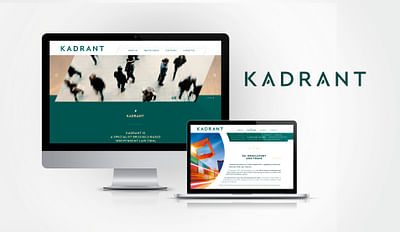Identité visuelle et site internet - KADRANT - Création de site internet