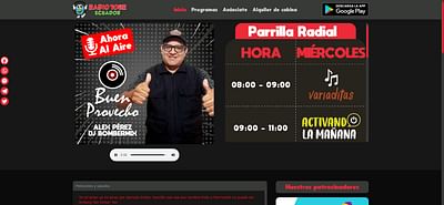 Radio Tour Ecuador - Creación de Sitios Web