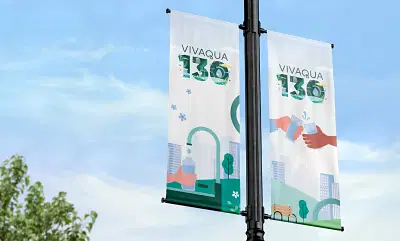 Vivaqua - 130 ans - Image de marque & branding